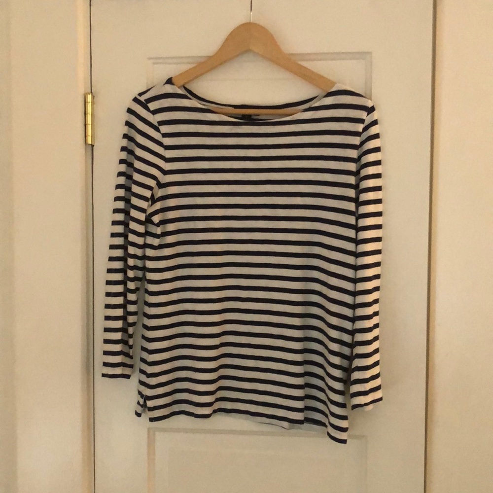 Boatneck striped Breton shirt - J Crew - Medium
